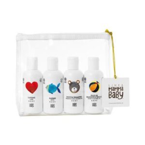 MammaBaby pochette cosmos natural – 4 flaconi da 100ml