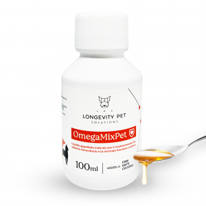 OmegaMixPet – Integratore Liquido con Omega 3 e Omega 6 per la Salute di Cani e Gatti