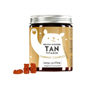 Golden Goddess Tan Vitamin – 45 orsetti gommosi VEGANI senza zucchero