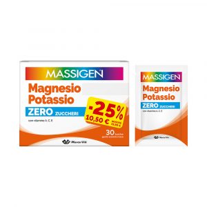 Magnesio e Potassio Zero Zuccheri – Gusto Arancia Rossa